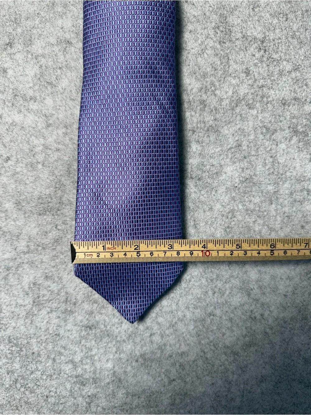 Classic Textured Purple Nordstrom Men’s Shop 100% Silk Tie